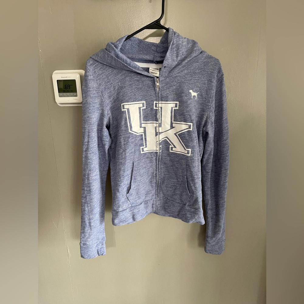 Victoria’s Secret pink University of Kentucky Wildcats zip up hoodie jacket smal